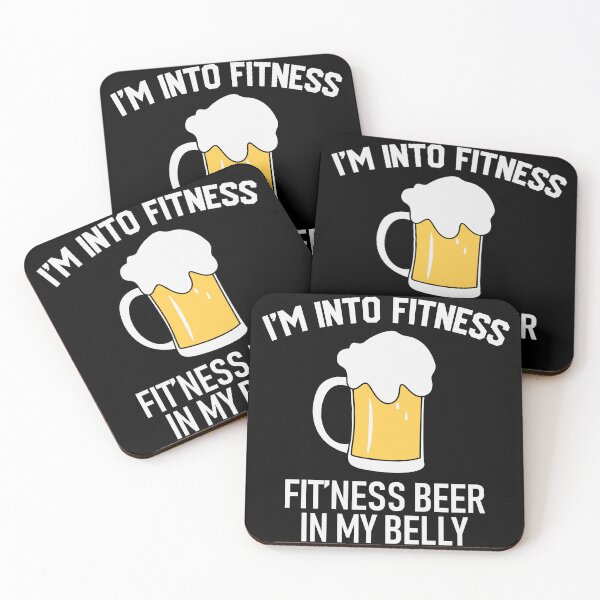 Item preview, I am Into Fitness Fitness Beer In my Belly Love Beer Party Art Design Happy Apparel Essential Inspiration Joy Mood  Beer Squad designed and sold by DesignByHeartUK.