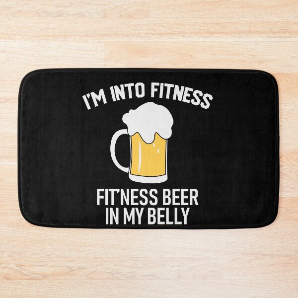 Item preview, I am Into Fitness Fitness Beer In my Belly Love Beer Party Art Design Happy Apparel Essential Inspiration Joy Mood  Beer Squad designed and sold by DesignByHeartUK.