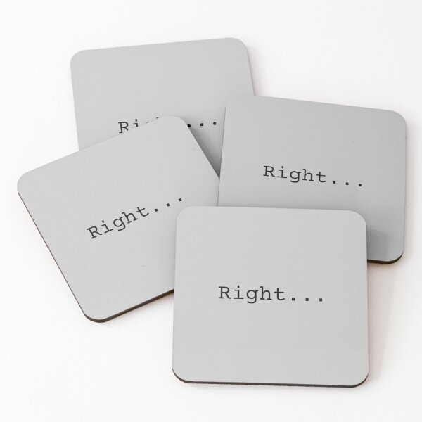 Item preview, Right... (Black Font) designed and sold by ArtAndTell.