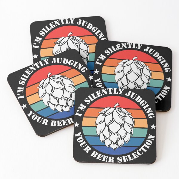 Item preview, I am Silently Judging Your Beer Selection Party Art Design Happy Apparel Essential Inspiration Joy Mood  Beer Squad designed and sold by DesignByHeartUK.