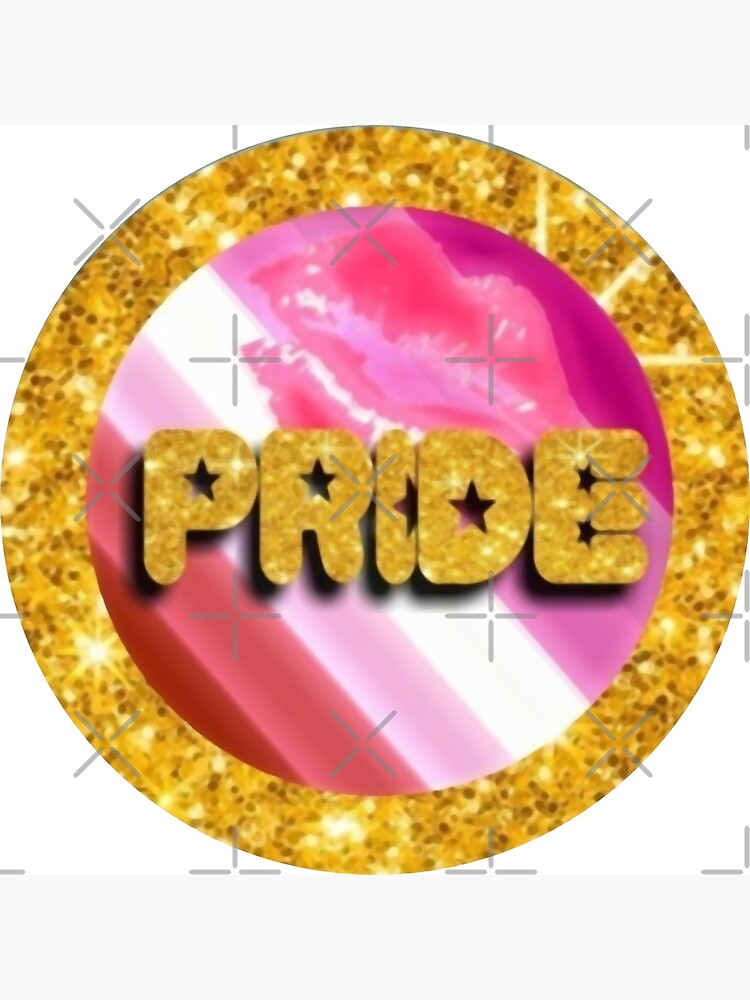 "Shining Pride Set Lipstick Lesbian Flag " Poster for Sale by