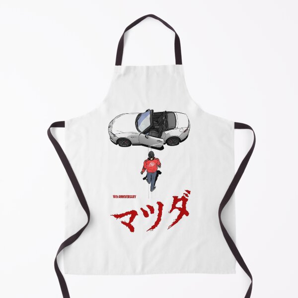 Item preview, KINOD WHITE Anniversary TXT WHITE ND Miata Anime Tshirt Design designed and sold by Christopher E Smith.