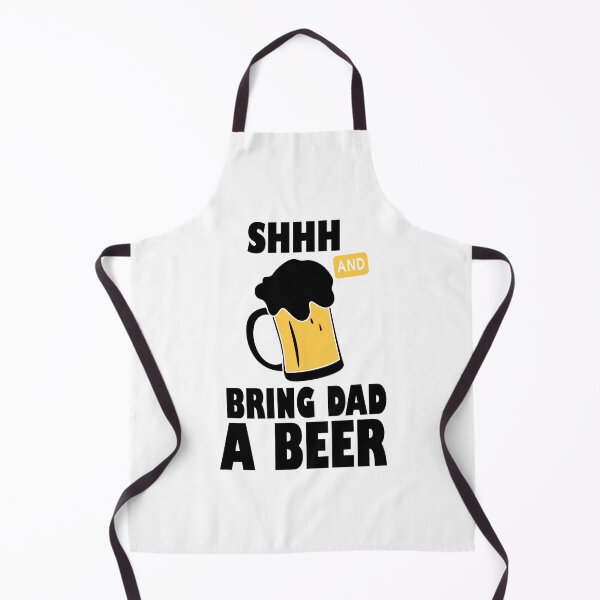 Item preview, Shhh And Bring Dad A Beer Glass Party Art Design Happy Apparel Essential Inspiration Joy Mood Beer Squad designed and sold by DesignByHeartUK.