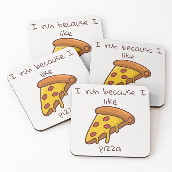 Item preview, I Run Because I Like Pizza designed and sold by antevasinart.