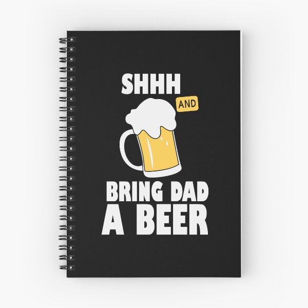 Item preview, Shhh And Bring Dad A Beer Glass Party Art Design Happy Apparel Essential Inspiration Joy Mood  Beer Squad designed and sold by DesignByHeartUK.