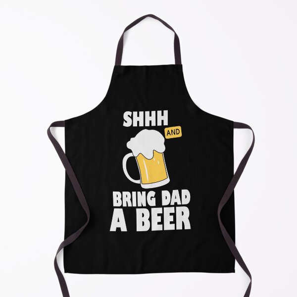 Item preview, Shhh And Bring Dad A Beer Glass Party Art Design Happy Apparel Essential Inspiration Joy Mood Beer Squad designed and sold by DesignByHeartUK.