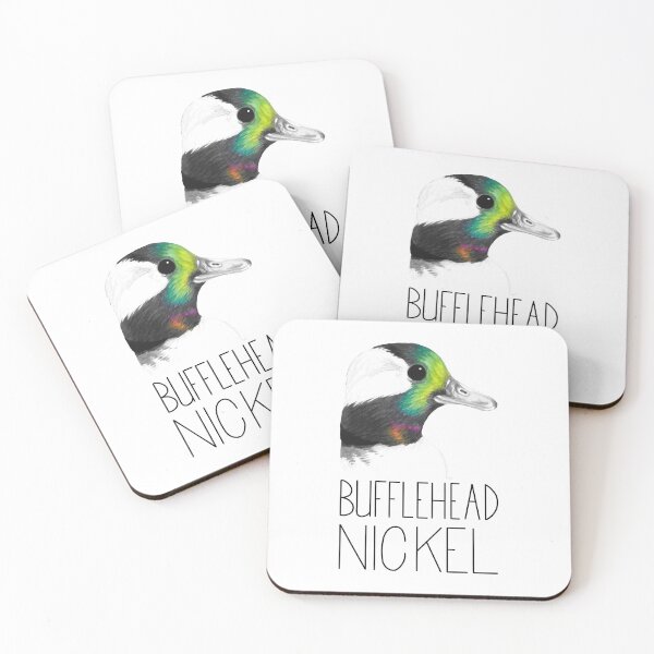 Item preview, Bufflehead Nickel designed and sold by LauraWolfArtist.