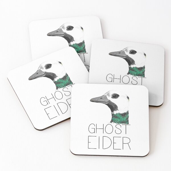 Item preview, Ghost Eider (Steller's Eider) designed and sold by LauraWolfArtist.