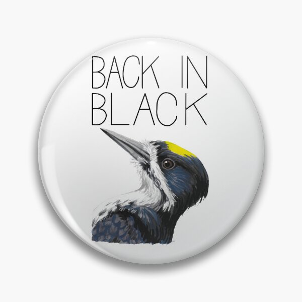 Item preview, Back in Black-backed Woodpecker designed and sold by LauraWolfArtist.
