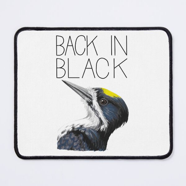 Item preview, Back in Black-backed Woodpecker designed and sold by LauraWolfArtist.