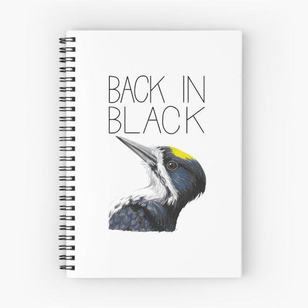 Item preview, Back in Black-backed Woodpecker designed and sold by LauraWolfArtist.