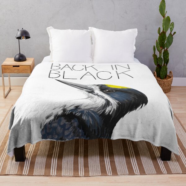 Item preview, Back in Black-backed Woodpecker designed and sold by LauraWolfArtist.