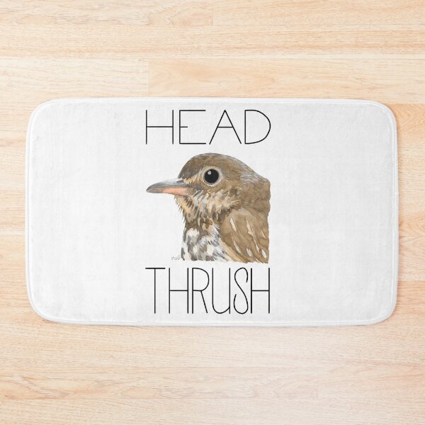 Item preview, Head Thrush (Swainson's Thrush) designed and sold by LauraWolfArtist.