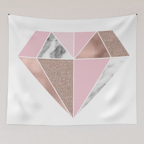 Item preview, Marble and rose gold tones - diamond designed and sold by marbleco.