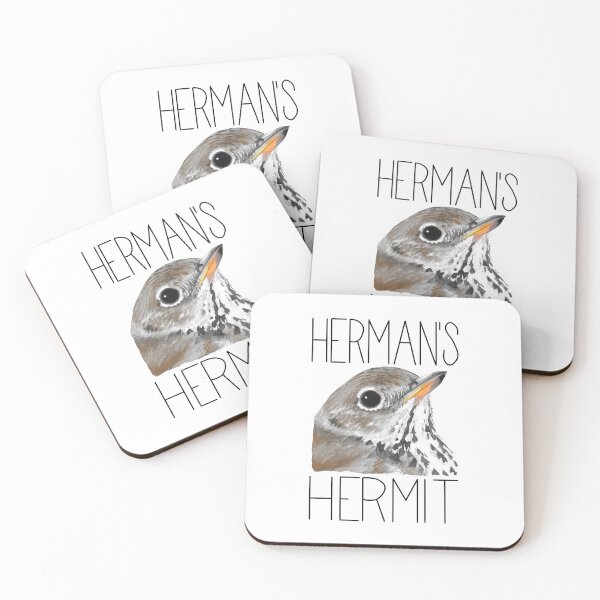 Item preview, Herman's Hermit Thrush designed and sold by LauraWolfArtist.