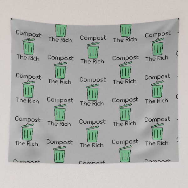 Item preview, Pixelated Compost The Rich designed and sold by Pink Ribbon.
