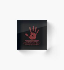 Dark Brotherhood Acrylic Block