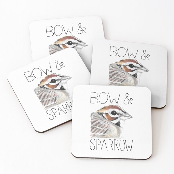Item preview, Bow & Sparrow (Lark Sparrow) designed and sold by LauraWolfArtist.