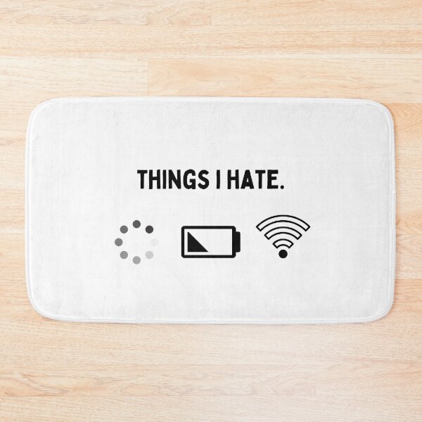 Item preview, Things I Hate designed and sold by Hab2.
