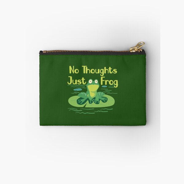 Item preview,  "No Thoughts Just Frog_ Humorous Frog Saying   _Frog Lover Gift" designed and sold by adarth.