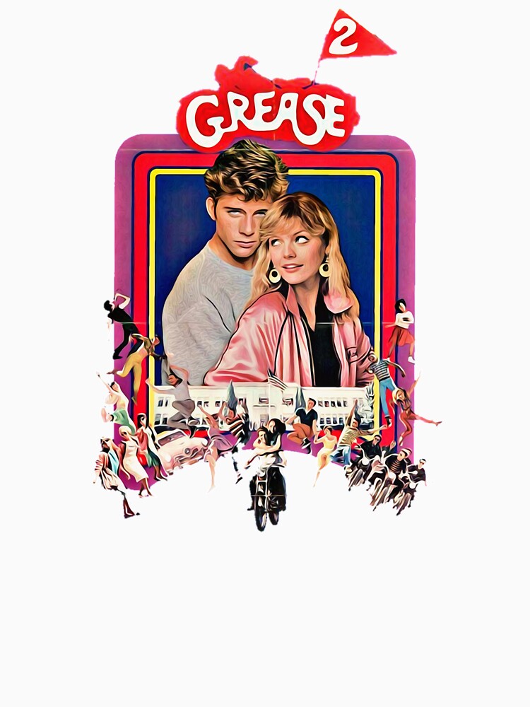 "Grease 2 classic 80's film" Tshirt by RainbowRetro Redbubble