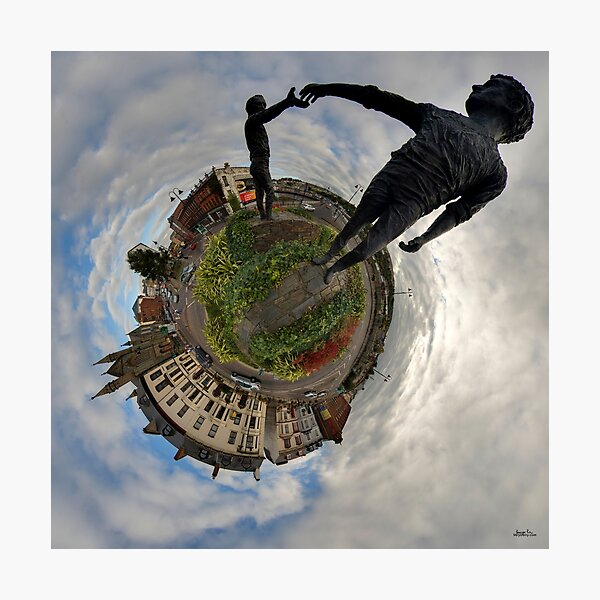 Hands Across the Divide, Derry Photographic Print