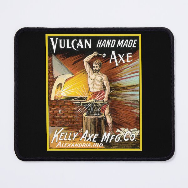 Item preview, Vulcan Handmade Axe Logo- Kelly Axe Co., Axe gift, axes, axe labels designed and sold by Wanderlust Designs.
