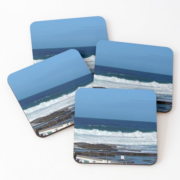 Item preview, Merewether - Waves behind the pool designed and sold by KazM.