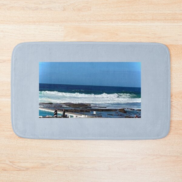 Item preview, Merewether - Waves behind the pool designed and sold by KazM.