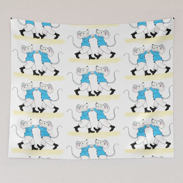Item preview, "King Leo’s Two, Palace Mice Dancing" designed and sold by gigiamal.