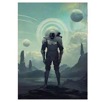 Artwork thumbnail, MurderBot Art Print by stareve
