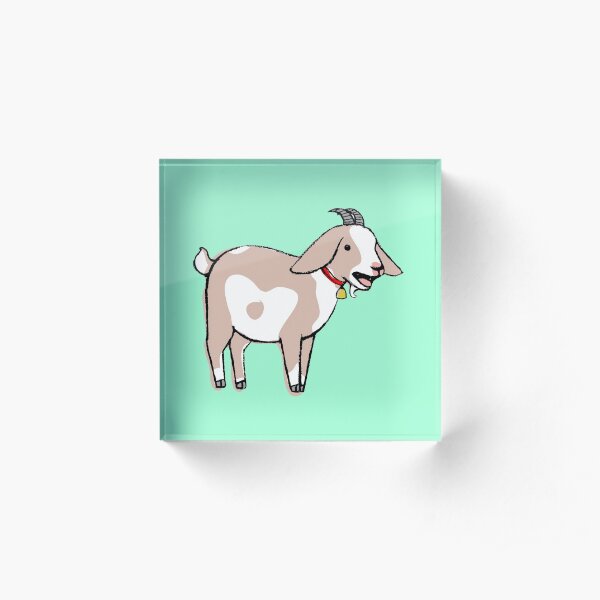 Goat Acrylic Block