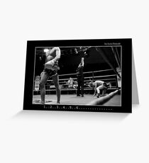 Boxing - Knock out Greeting Card