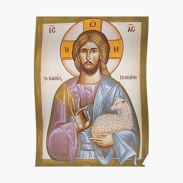 Jesus Christ the Good Shepherd Poster