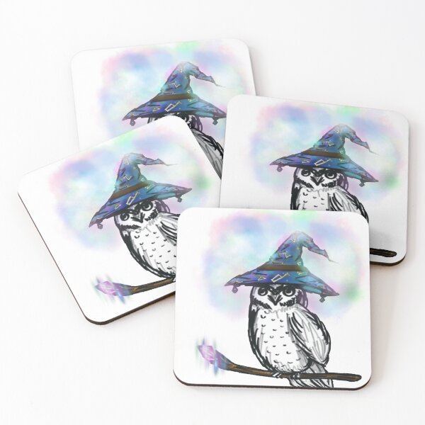 Item preview, Wizard owl designed and sold by lovebombi.