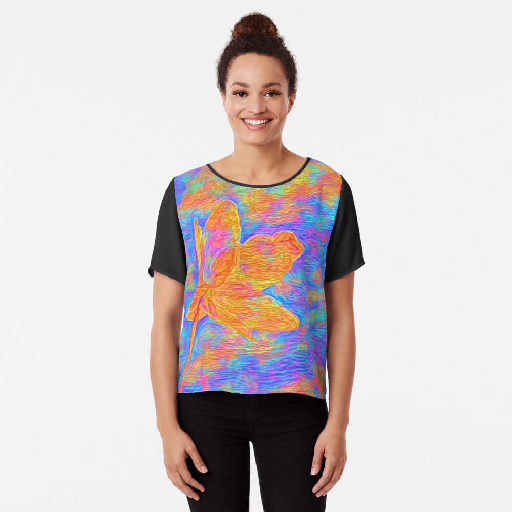 Flower Chiffon Top