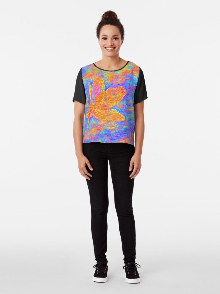 Alternate view of Flower Chiffon Top