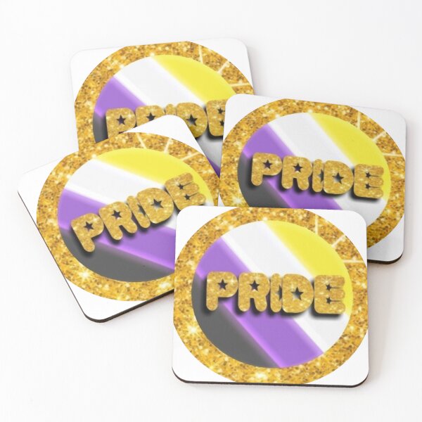 Item preview, Shining Pride Set: Non Binary Flag  designed and sold by DuskWingArts.