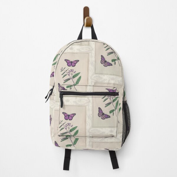 Item preview, Pretty Floral Purple Butterfly Print Design designed and sold by designsbyjuliee.