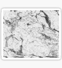 Dramatic white stone - marble Sticker