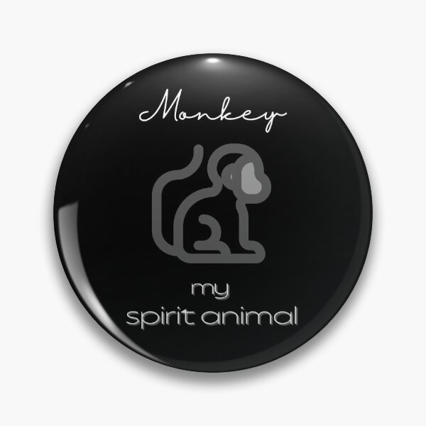 Item preview, Monkey totem spirit animal Apron designed and sold by MagicWolfStar.