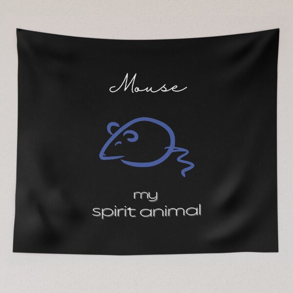 Item preview, Mouse totem spirit animal Mouse Pad designed and sold by MagicWolfStar.