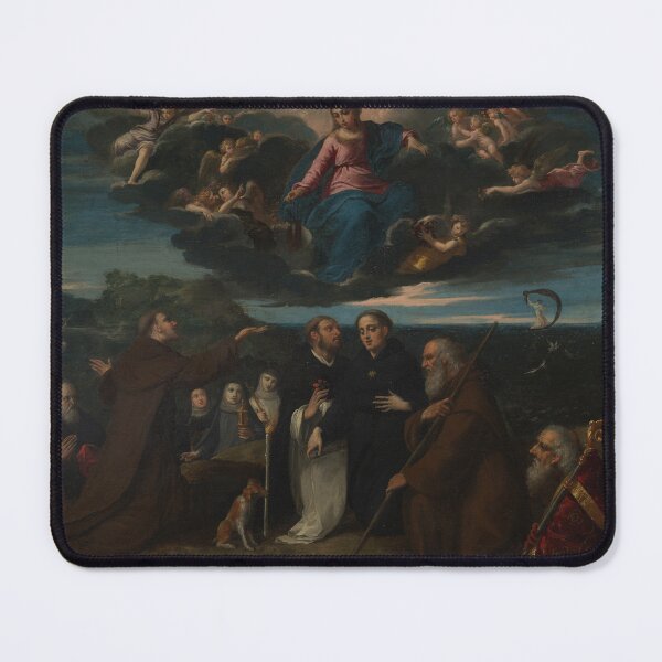 Item preview, The Virgin Adored by Saints | Scarsellino | 1609 Renaissance Christian Art designed and sold by CJET.