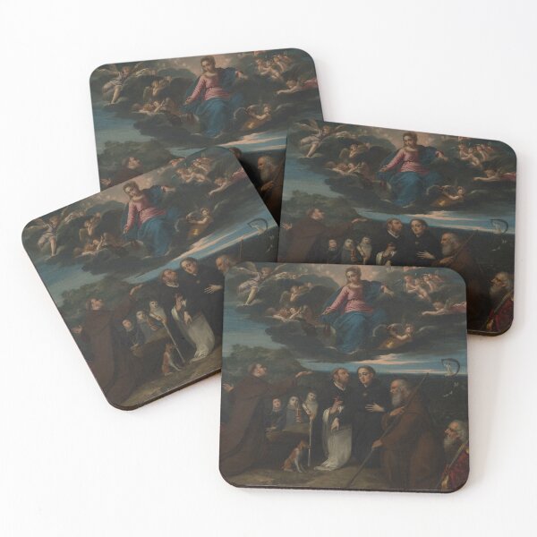 Item preview, The Virgin Adored by Saints | Scarsellino | 1609 Renaissance Christian Art designed and sold by CJET.