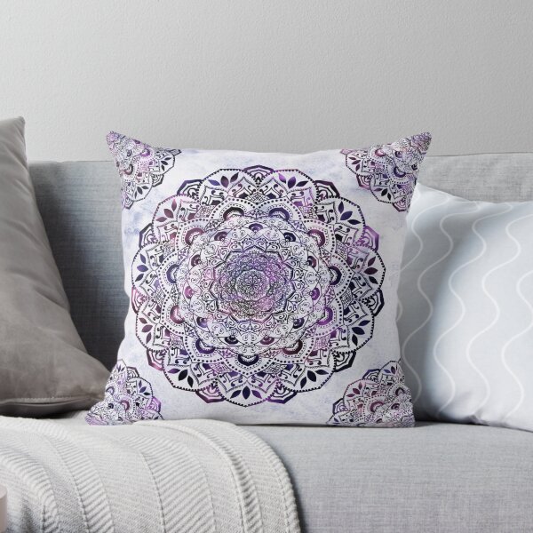 STARLIGHT MANDALA Throw Pillow