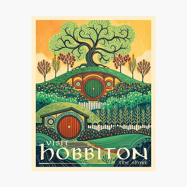 The home of the halflings Photographic Print