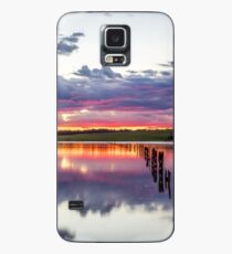 Colouful lake sunset Case/Skin for Samsung Galaxy