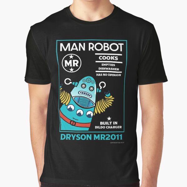 Novelty Bachelorette Party Essential Tshirt - Robot Gifts - The Perefct Man - Comedy Graphic T-Shirt