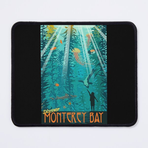 Item preview, Monterey Bay Retro Sticker designed and sold by felyn3gloria.
