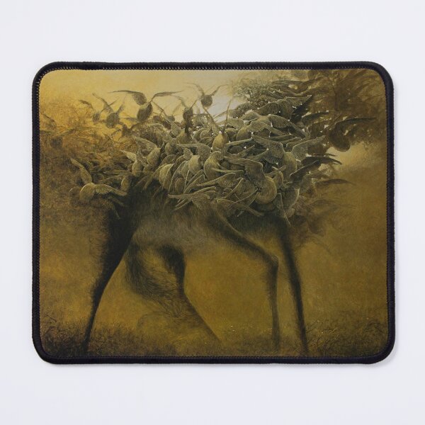 Item preview, Untitled (Deer and Doves), by Zdzisław Beksiński designed and sold by JustContemplate.